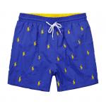 2013 shorts de plage polo ralph lauren hommes tentation polo pony blue yellow